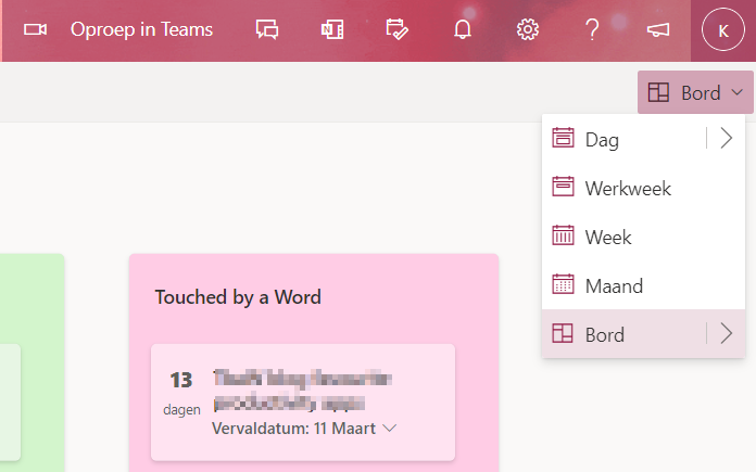 Outlook 365 bord